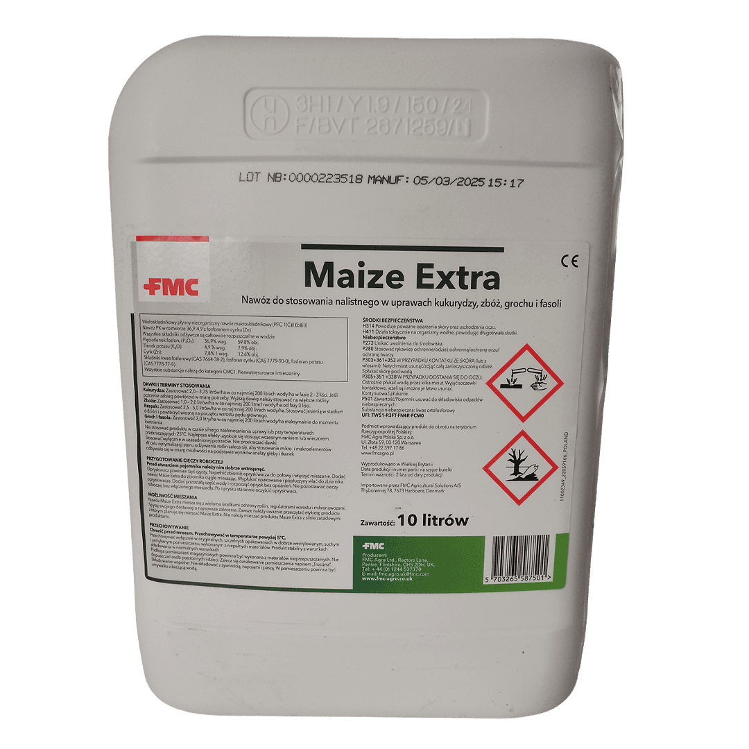 Maize Extra - opakowanie płynnego produktu do kukurydzy